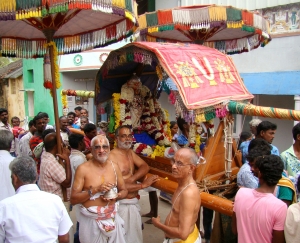 A procession in Madras' suburbs